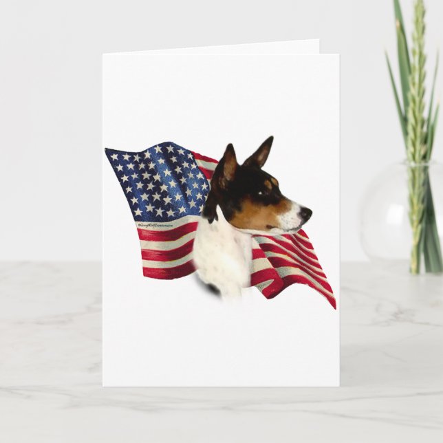 Carte Drapeau Basenji (Devant)