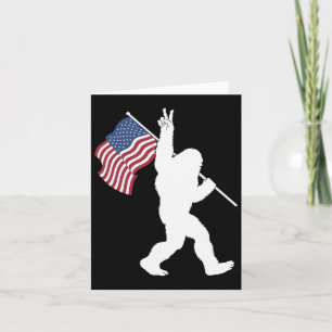 Carte Drapeau Bigfoot Usa