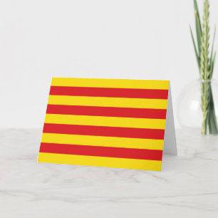 Carte Drapeau catalan (Catalogne)