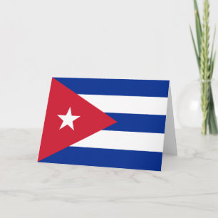 Carte Drapeau cubain, La Havane, Fidel Castro, Che Gueva