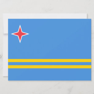 Carte Drapeau d'Aruba