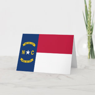 Carte Drapeau de Caroline du Nord, Drapeau de la Carolin