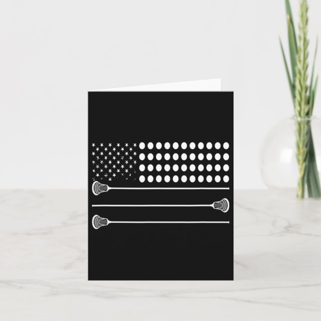 Carte Drapeau de crosse Usa - Drôle Lecteur Lx (Devant)