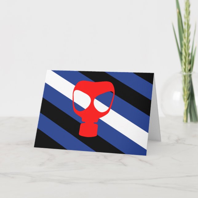 Carte Drapeau de fierté de masque (Devant)