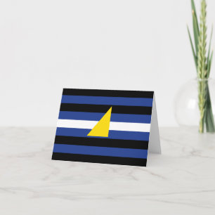 Carte Drapeau de fierté des sports aquatiques