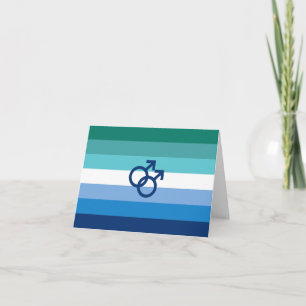 Carte Drapeau de fierté gay MLM
