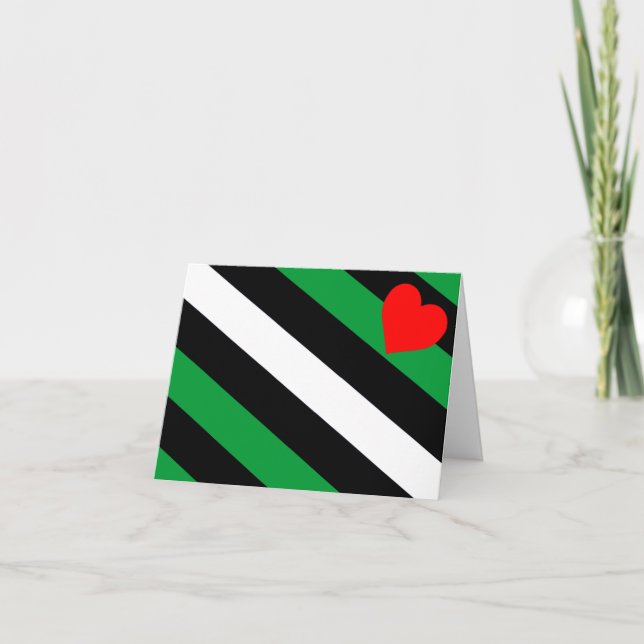 Carte Drapeau de fierté Leather Boi (Devant)