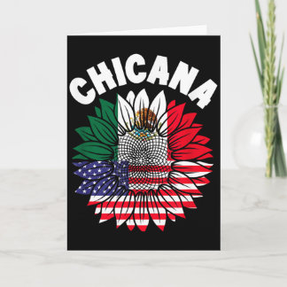 Carte Drapeau de fierté mexicaine chicana Mexique racine