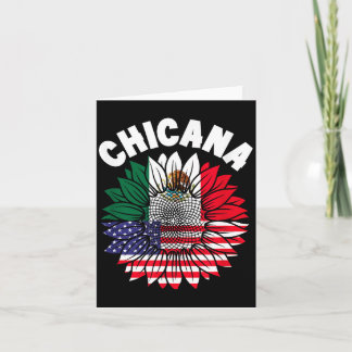 Carte Drapeau de fierté mexicaine chicana racines du pat
