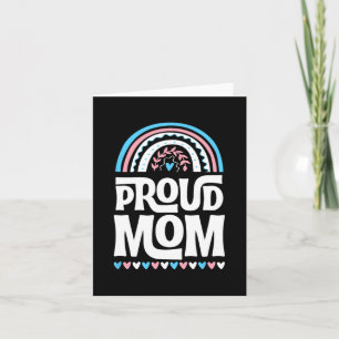 Carte Drapeau de fierté transgenre de maman Fête des mèr