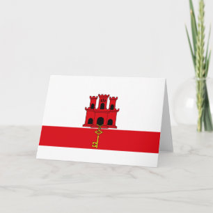 Carte Drapeau de Gibraltar