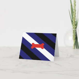 Carte Drapeau de la fierté de jeu de chiot