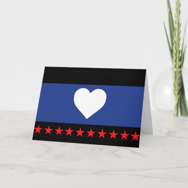 Carte Drapeau de la fierté du pied (Devant)