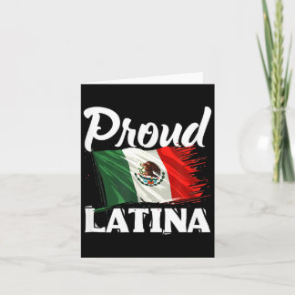 Carte Drapeau de la fierté latine mexicaine racines mexi