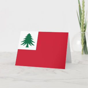 Carte Drapeau de la Nouvelle-Angleterre