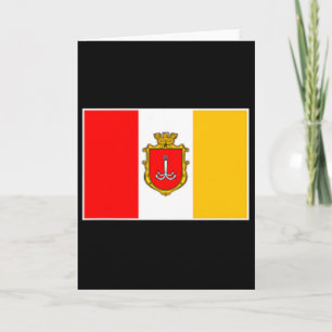 Carte Drapeau de la ville d'Odessa Odessa Ukraine Mer No