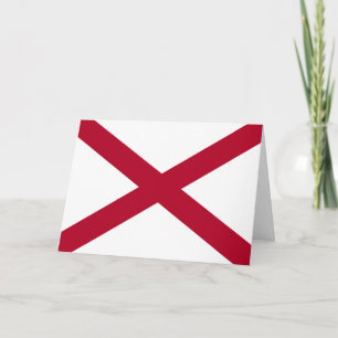 Carte Drapeau de l'Alabama