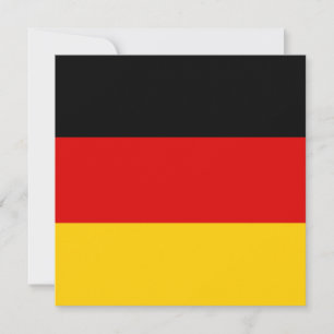 Carte Drapeau de l'Allemagne (Deutschland)