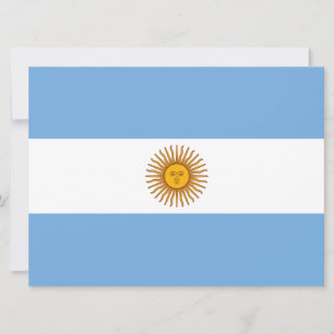 Carte Drapeau de l'Argentine