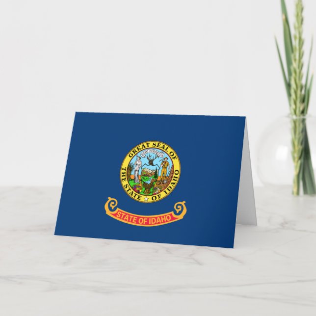 Carte Drapeau de l'Idaho (Devant)