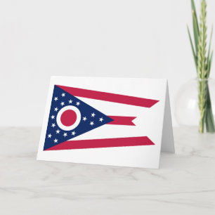 Carte Drapeau de l'Ohio