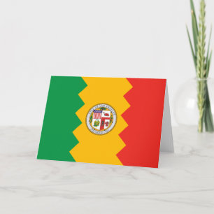 Carte Drapeau de Los Angeles (Californie, USA)