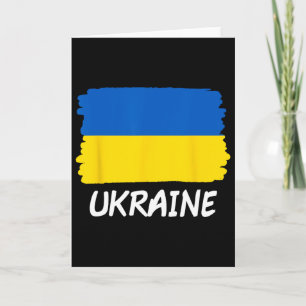 Carte Drapeau de l'Ukraine