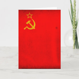 Carte Drapeau de l'URSS