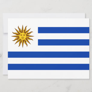 Carte Drapeau de l'Uruguay