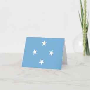 Carte Drapeau de Micronésie