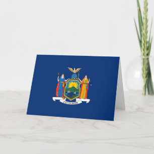 Carte Drapeau de New York