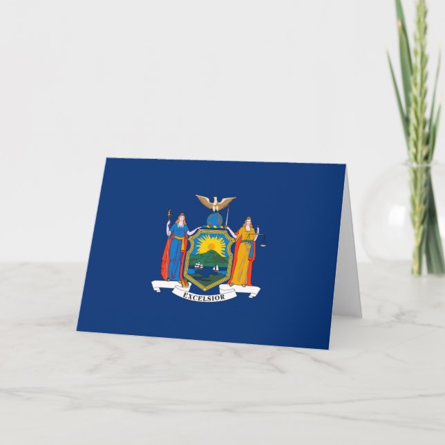 Carte Drapeau de New York (Devant)