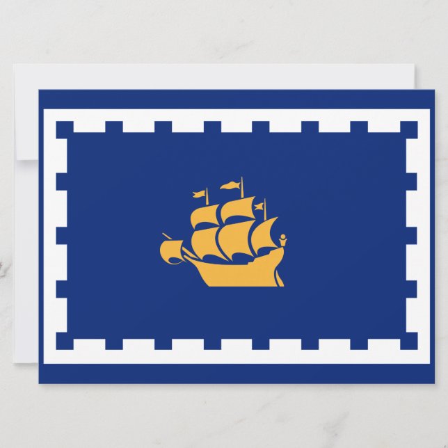 Carte Drapeau de Québec (Québec, Canada) (Devant)