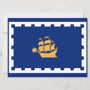 Carte Drapeau de Québec (Québec, Canada)