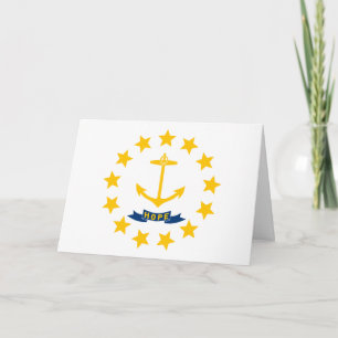 Carte Drapeau de Rhode Island