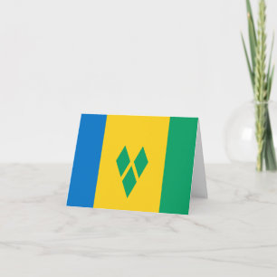 Carte Drapeau de Saint-Vincent-et-les Grenadines