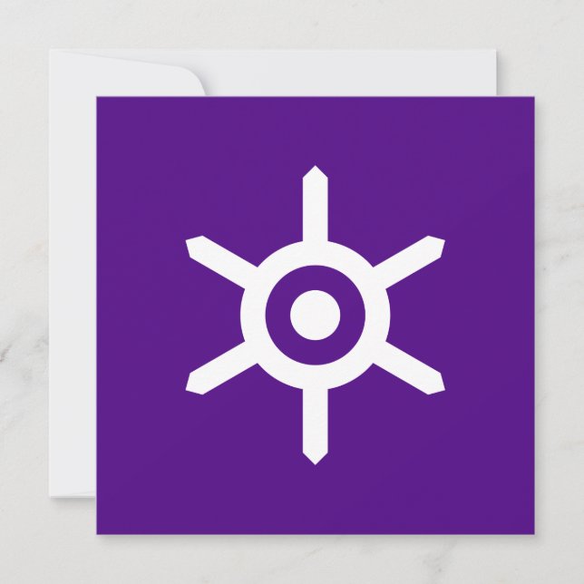 Carte Drapeau de Tokyo (capitale japonaise) (Devant)