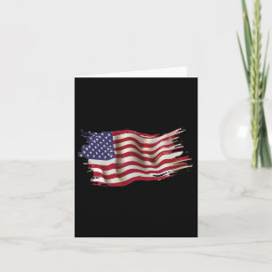 Carte Drapeau des États-Unis Patriotique 4 juillet Jour 