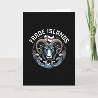 Carte Drapeau des îles Féroé Voyage Vacances 
