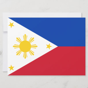 Carte Drapeau des Philippines