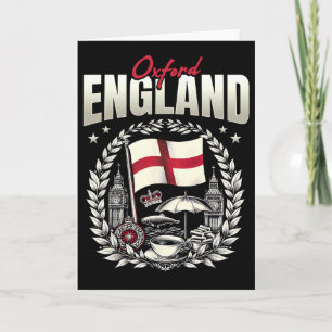 Carte Drapeau d'Oxford Angleterre Souvenir Vacances à Ox