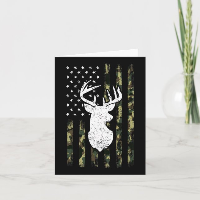 Carte Drapeau Drapeau Drapeau S Deer S Chasse Chemise Am (Devant)