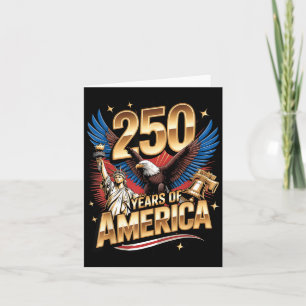 Carte Drapeau du 250e anniversaire des États-Unis d'Amér