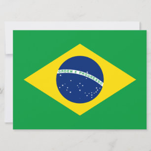 Carte Drapeau du Brésil