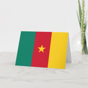 Carte Drapeau du Cameroun