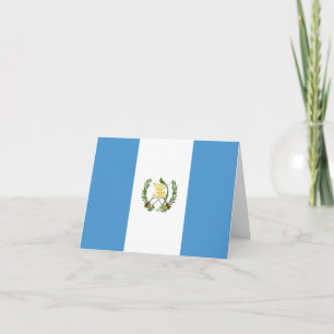 Carte Drapeau du Guatemala