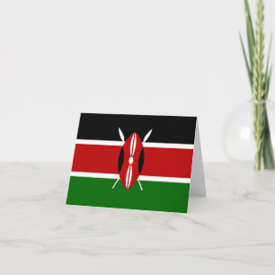 Carte Drapeau du Kenya