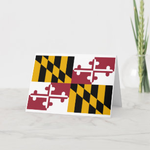 Carte Drapeau du Maryland
