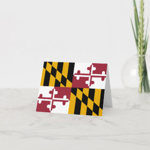 Carte Drapeau du Maryland