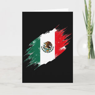 Carte Drapeau du Mexique fierté mexicaine racines mexica